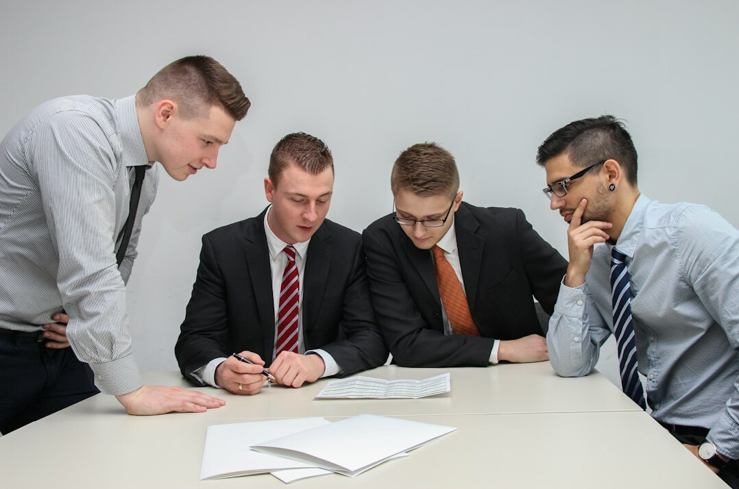corporate team meeting