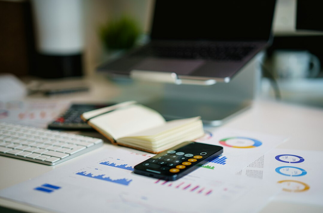financial documents on desk